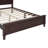 Wood Platform Bed Frame,Retro Style Platform Bed With Wooden Slat Support-800915622-800915627