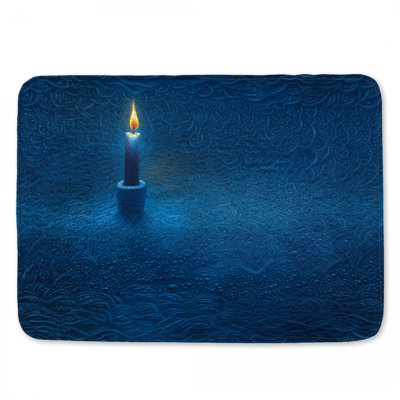 Tapis de bain bougie