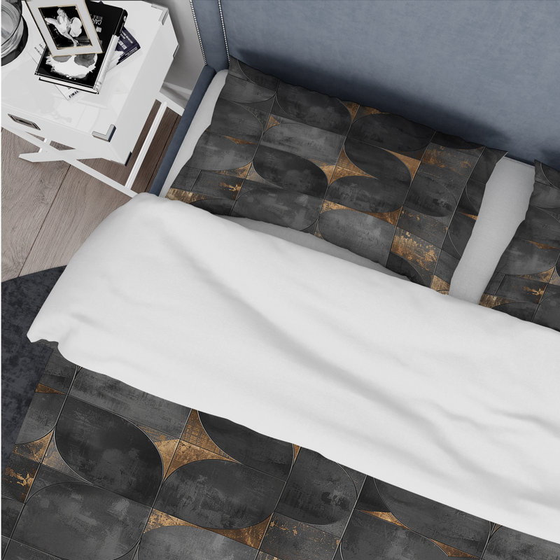 Ensemble de housse de couette Glam, Housse de couette très grand + 2 taies décorativ