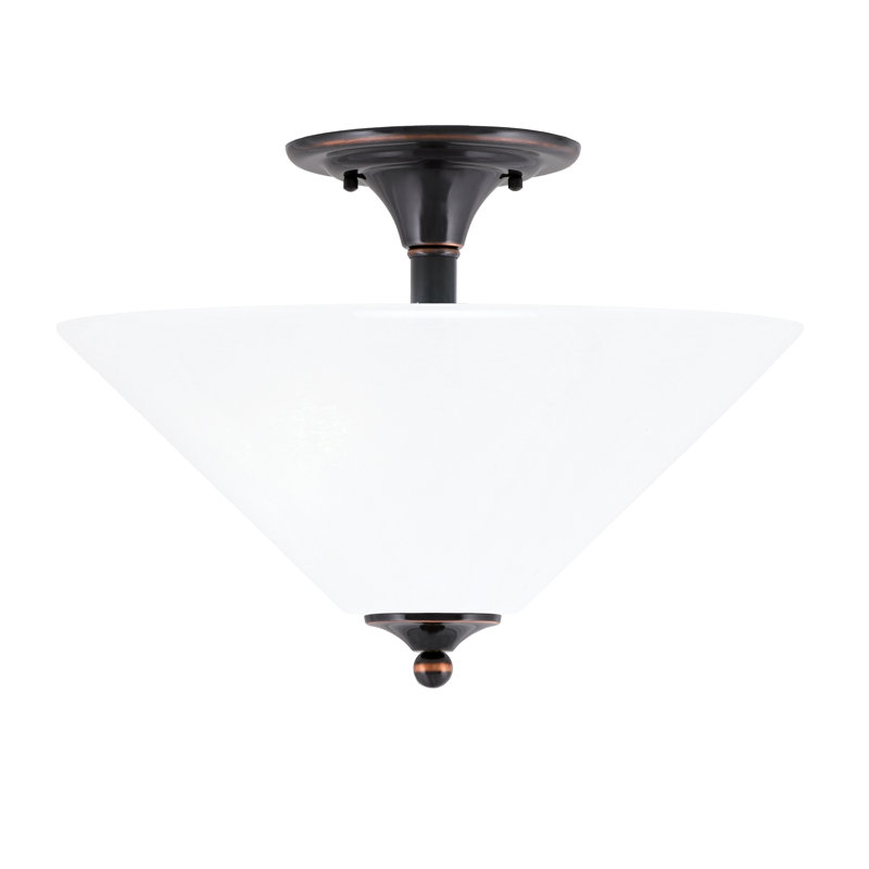 2 ampoules semi-encastrées avec verre Mannheim, Marbre blanc, Cuivre noir