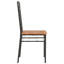 Wantagh 44 cm H Slat Back Side Chair in Brown-1446903822