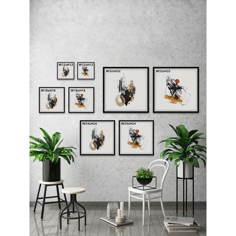 Direct Answer by Marmont Hill - 2 Piece Single Picture Frame Print Set, 24" H x 24" W