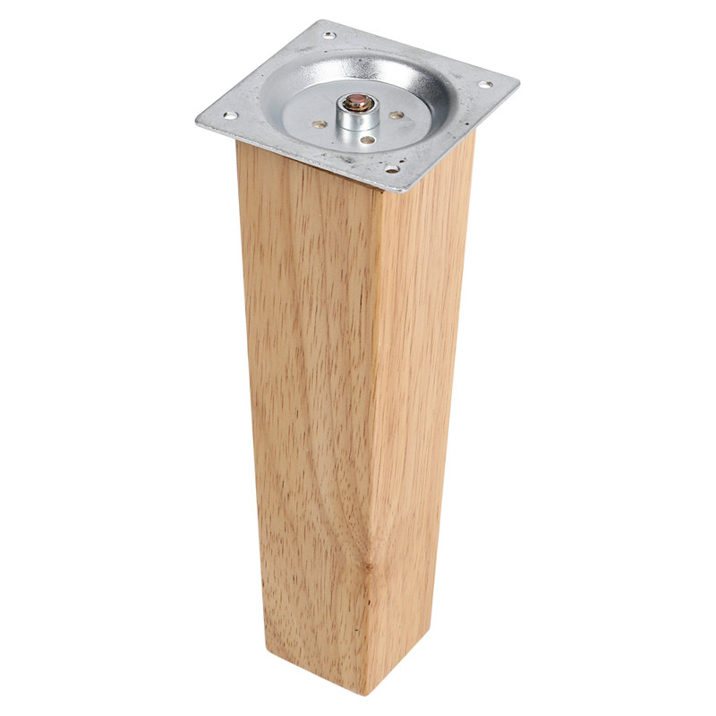 Venezia Solid Wood Table Leg, Natural, 20cm H x 5cm W x 5cm D