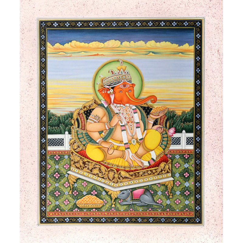 Gloire Ganesha | Aquarelle sur papier