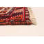 Tapis rouge rétro Ioan 6 pi 9 po x 9 pi 9 po