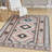 Lajeune Southwestern Machine Washable Area Rug in Beige-1435336731