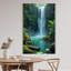 Art mural en verre trempé tropical-612286519