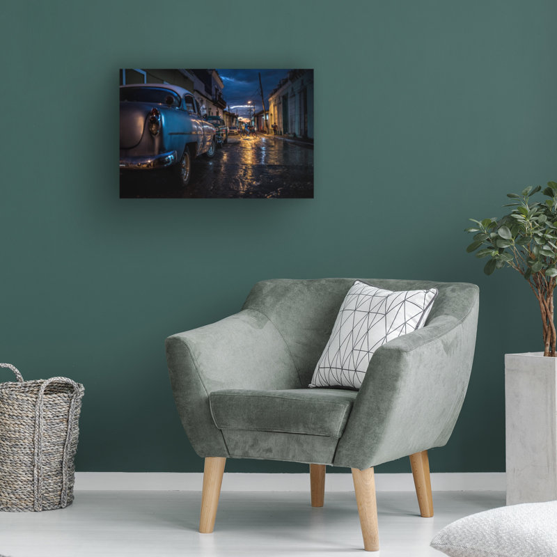 «Night In Trinidad» sur toile par Marco Tagliarino, H 16 po x l 24 po x P 2 po