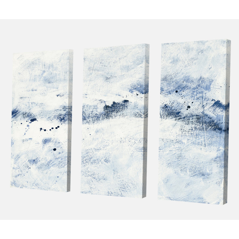 « blue wipe out », reproduction d’image multi-pièces sur toile, H 28 po x l 36 po x P 1 po