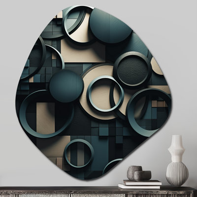 Cifaldi - Cubism, décoration murale asymétrique en métal