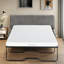Lit escamotable pliant avec lit d'invité convertible et matelas, structure en métal massif-1387433847