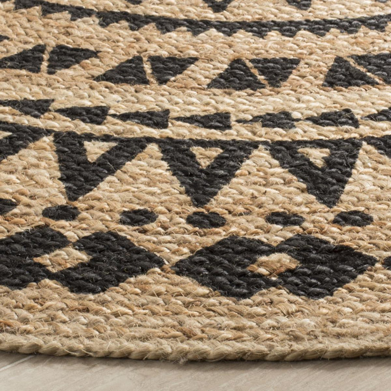 Round Moroccan Jute / Sisal Hand Woven Area Rug, Round 152cm