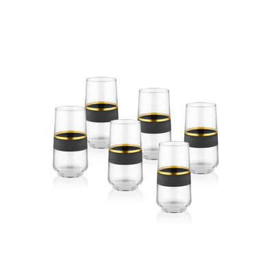 Mohaned 445ml Highball Glass Set