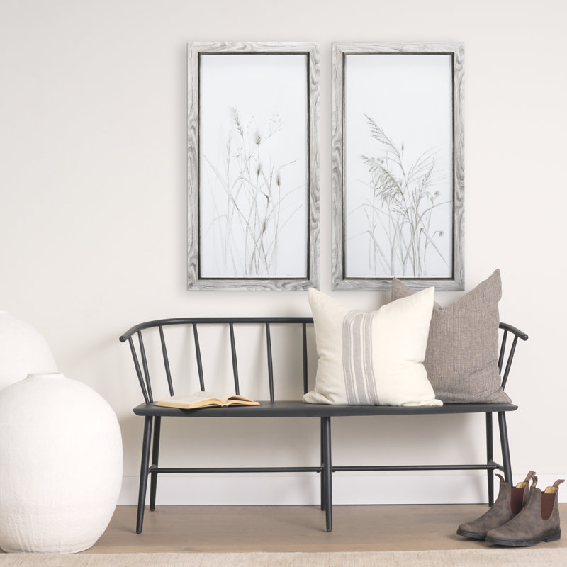 «Growing Long The River I», reproduction d'art encadrée sous verre, Growing Along The River I