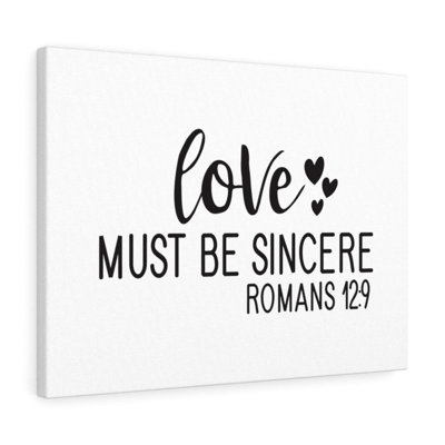 Sincere Romans - Wrapped Canvas Print