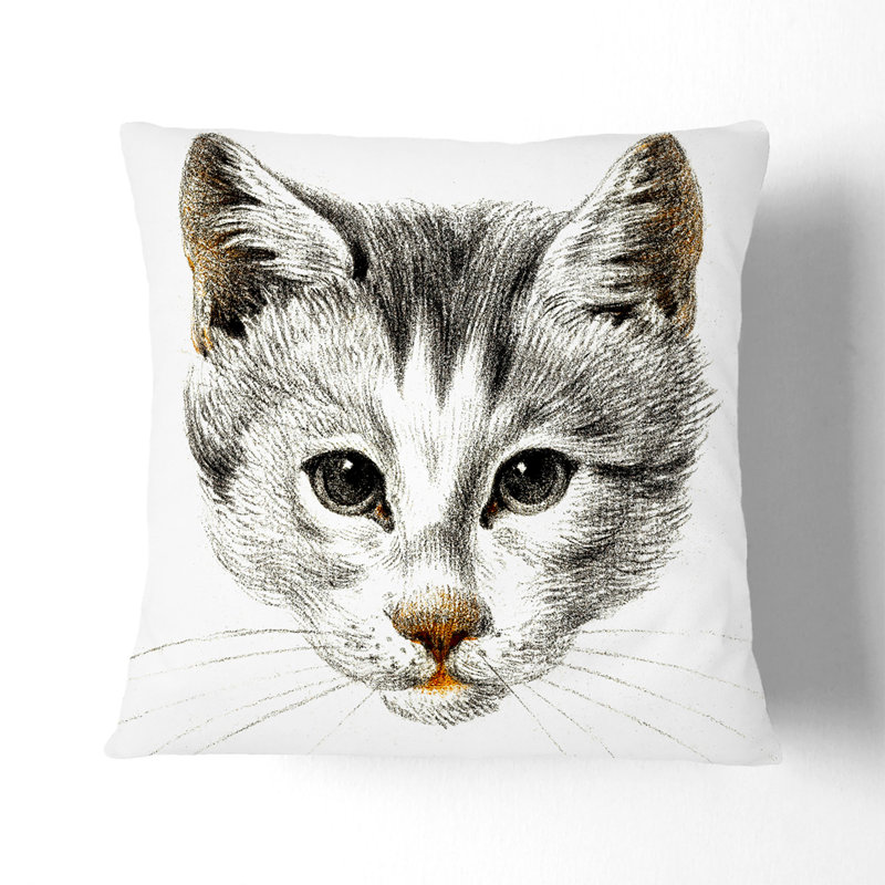 Square Throw Cushion, 55cm H x 55cm W x 20cm D, Black