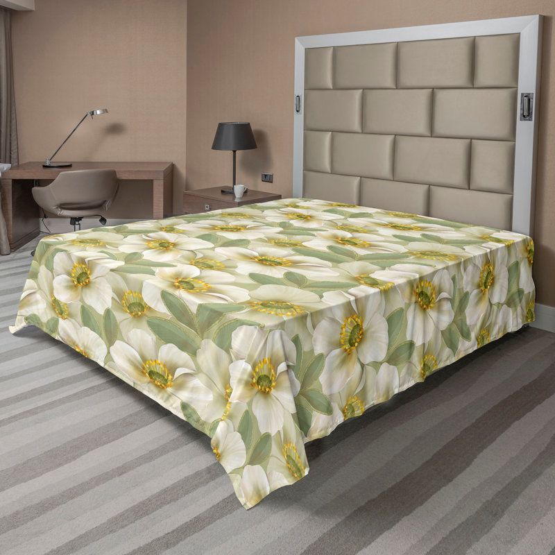 Drap plat Ambesonne, Drap plat pour très grand lit californien