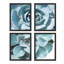 «Green Agave Desert Rose Cactus», ensemble de 4 impressions florales murales, impression encadrée sur papier, 4 pièces-93012235-93012237