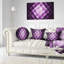 Coussin lombaire abstrait