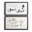 Serve the Lord Cross - Ensemble de 2 encadrements d'art textuel-1583862733-1583862734