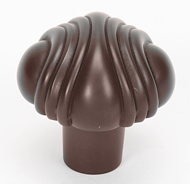 Poignée vénitienne, Bronze chocolat, H 1,375 po x l 1,25 po x P 0,4687 po