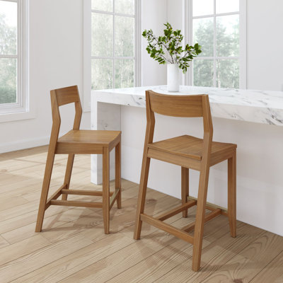Chaise moderne à hauteur de comptoir (38 po) - paquet de 2