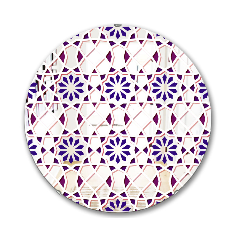 Miroir décoratif Mid-Century Tiles, H 23,6 po x l 23,6 po