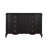 8 Drawers Wooden Dresser In Antique Black