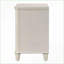 Table de chevet 2 tiroirs Pearl White
