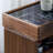 Modern Minimalist Natural Colour Black Walnut Wood Sofa Multifunctional Movable Side Table