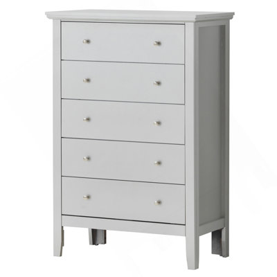 Commode, champagne argenté