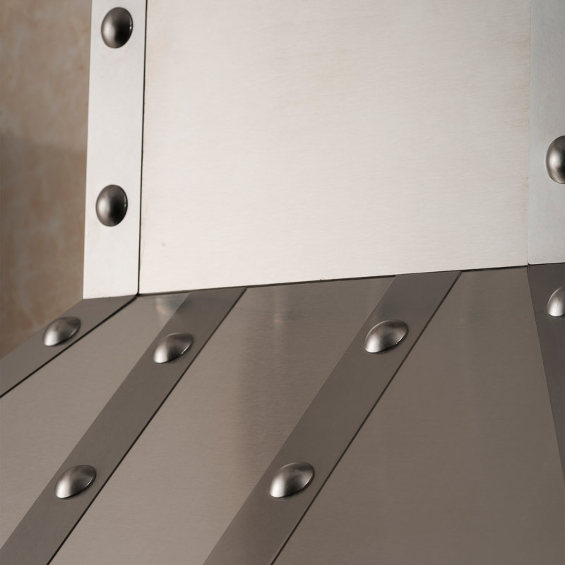 36" DuraSnow® 700 CFM Ducted Wall Mount Range Hood, Satin Stainless Steel
