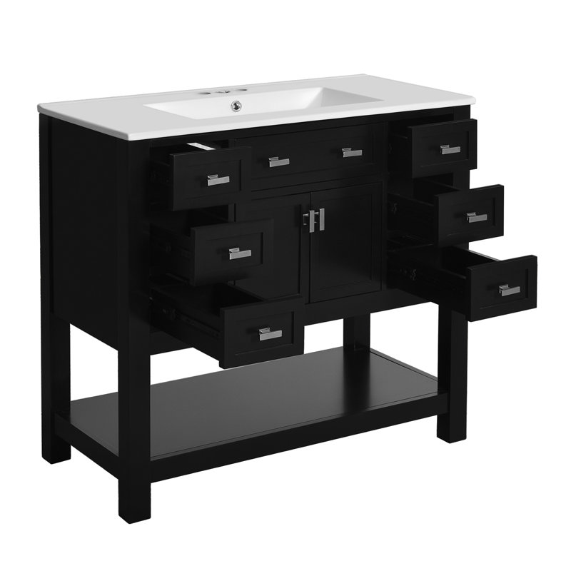 Meuble-lavabo 36 po avec lavabo supérieur