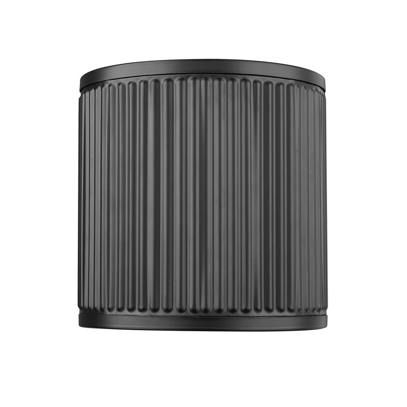 Laursen 1 Light Wall Sconce in Modern, Matte Black