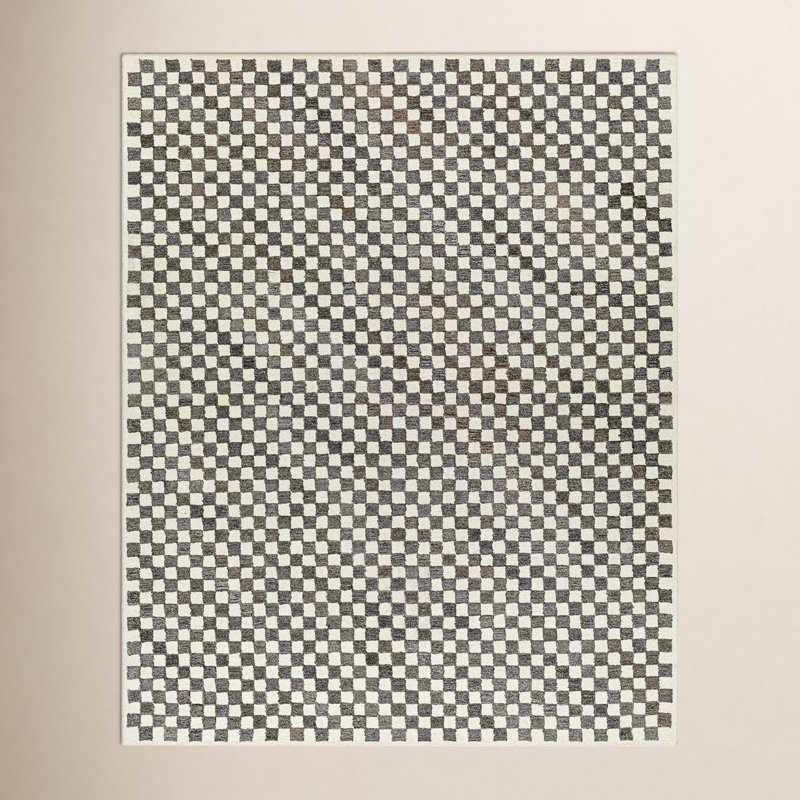 Marino Hand Tufted Geometric Indoor Rug, Rectangle 8' x 10'