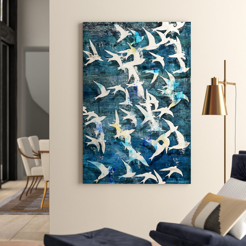 Soaring High Print by Sofia Fox, Knife Gel, 70" H x 47" W x 1.5" D