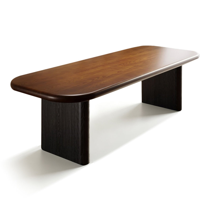Solid wood rectangular pine dining table, 29.53" H x 35.43" W x 31.5" D