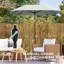 Parasol de marché en aluminium 7,6 pi 8 côtes-51106968