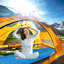 3 Inch Thick Inflatable Waterproof Camping Sleeping Pad-107486391