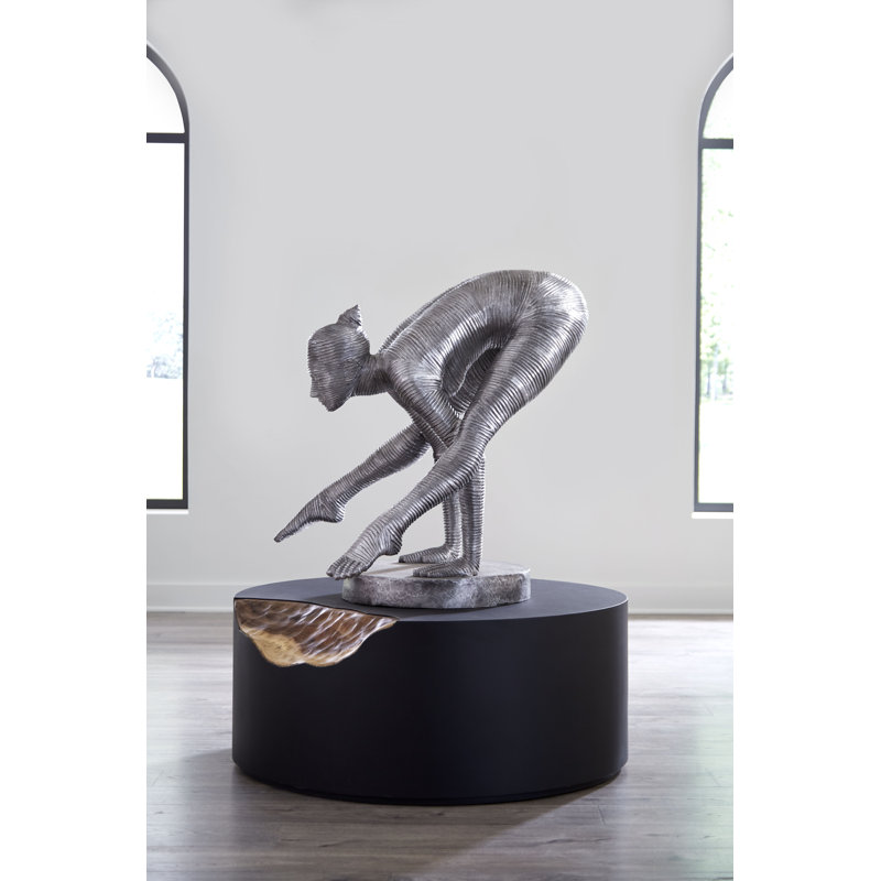 Balancing Body Statue, Aluminum