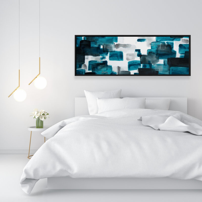 «Turquoise and Gray Shapes» sur
