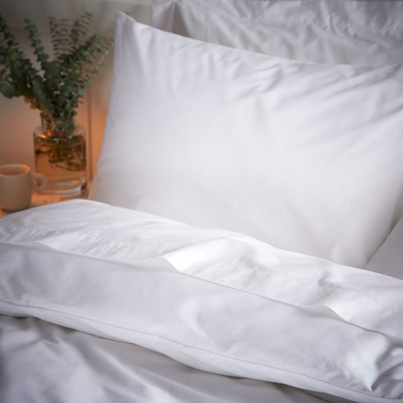200 Thread Count Temperature Controlling TENCEL Lyocell Standard Pillowcase Pair, White