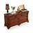Nut-brown Solid Wood Accent Cabinet