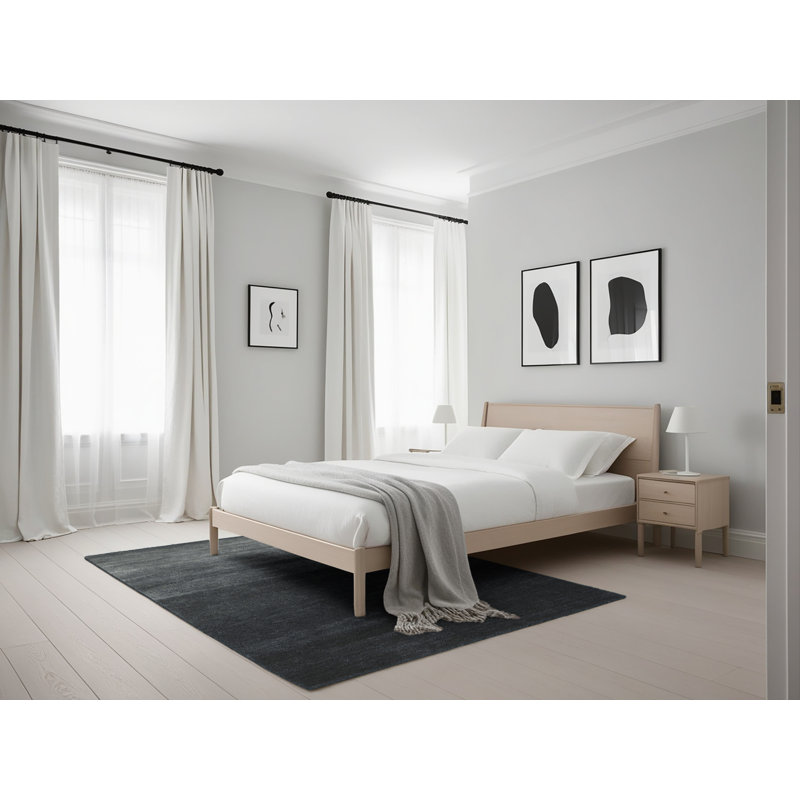 Tapis noir / gris Tamoa, Rectangle 5 pi x 7 pi
