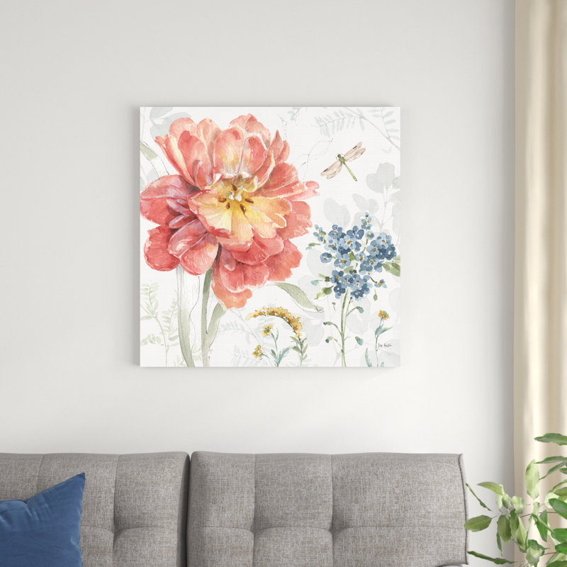 " Spring Meadow III ", 30" H x 30" W