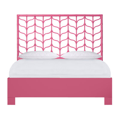 Ivy Twin Platform Bed, Citrus Orange