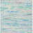 3' X 5' Teal Blue And Ivory Abstract Washable Indoor Outdoor Area Rug