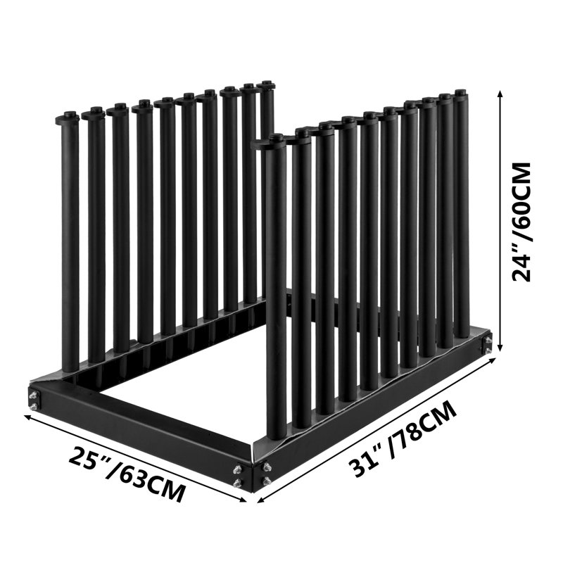 83.8cm W Metal Storage Rack, 7.6cm H x 83.8cm W x 68.6cm D