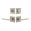 Quadrato Complete Milano Entry Lever Set with Single Cylinder Deadbolt-637317691-637317684
