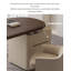 Bureau ovale avec tiroir escamotable-1533393916